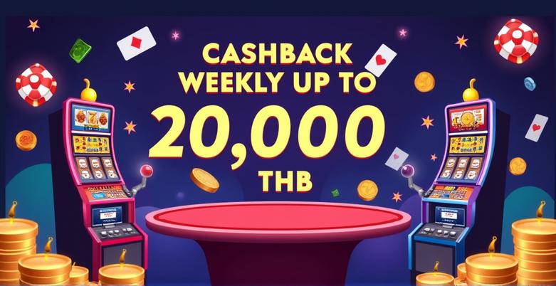 โปรโมชั่นคืนยอดเสียรายสัปดาห์สำหรับคาสิโนออนไลน์